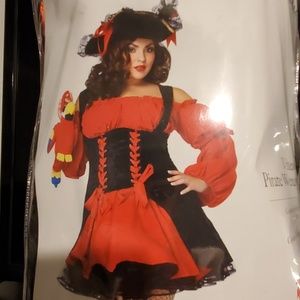Pirate Wench Costume with Tulle  Halloween
